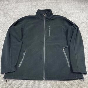 Red Head Jacket Black Long Sleeve Full Zip Men’s Size Large